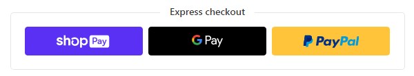 Additional checkout buttons